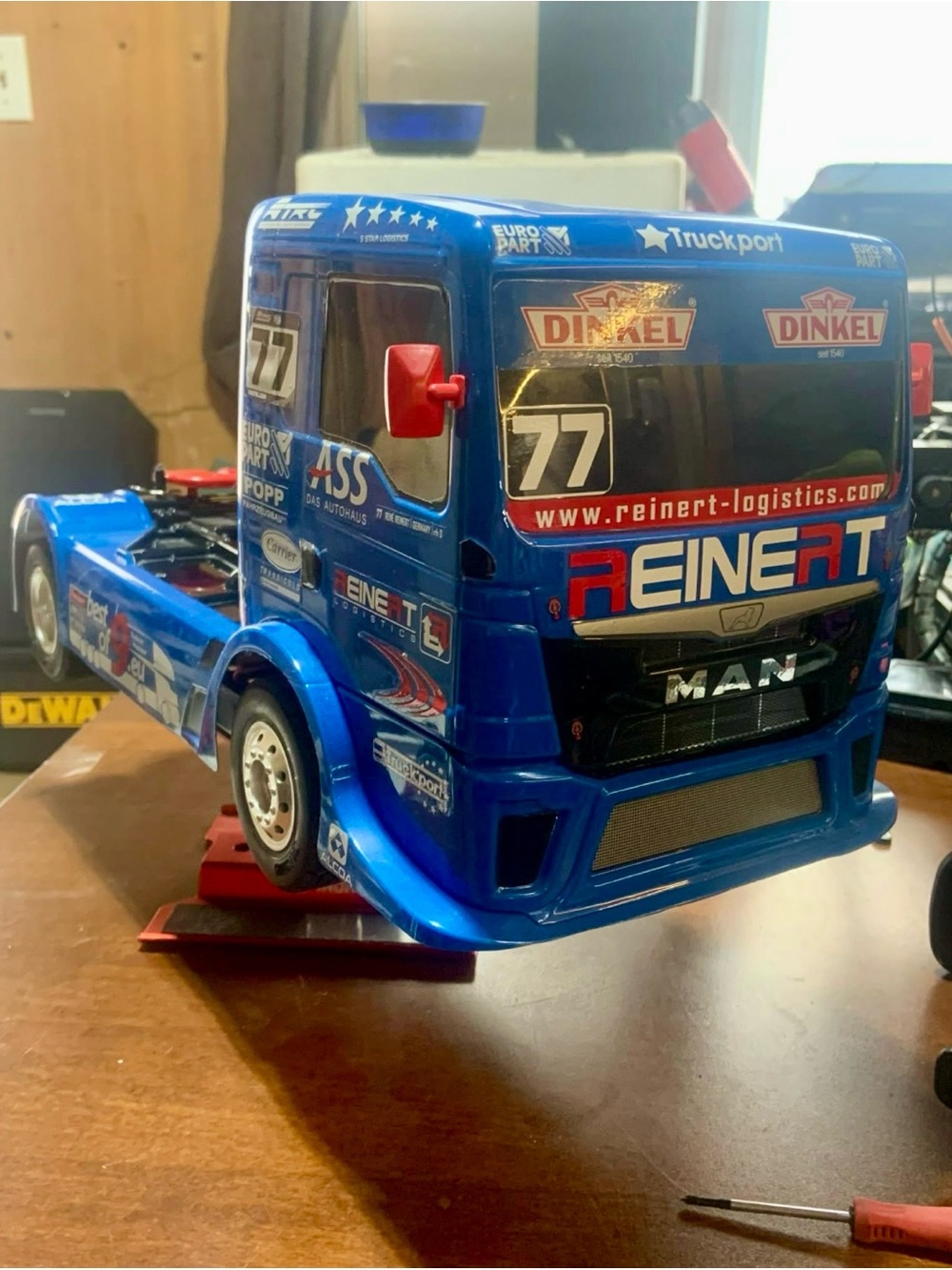 Rc Tamiya Team Reinert Racing MAN TGS